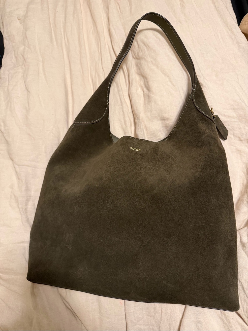 Coach Brooklyn 39 suede olive